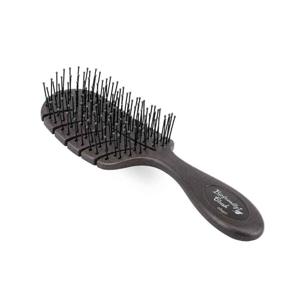 Brosse démêlante noire professionnelle pour tous types de cheveux