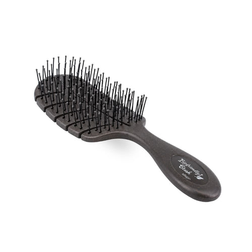 Brosse démêlante noire professionnelle pour tous types de cheveux