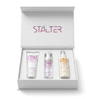 Coffret Stalter Eleven Australia avec spray texture, sérum brillance et spray volume pour coiffage professionnel