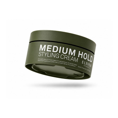 Crème coiffante Eleven Australia Medium Hold Styling Cream pour fixation moyenne, texture naturelle et coiffage flexible