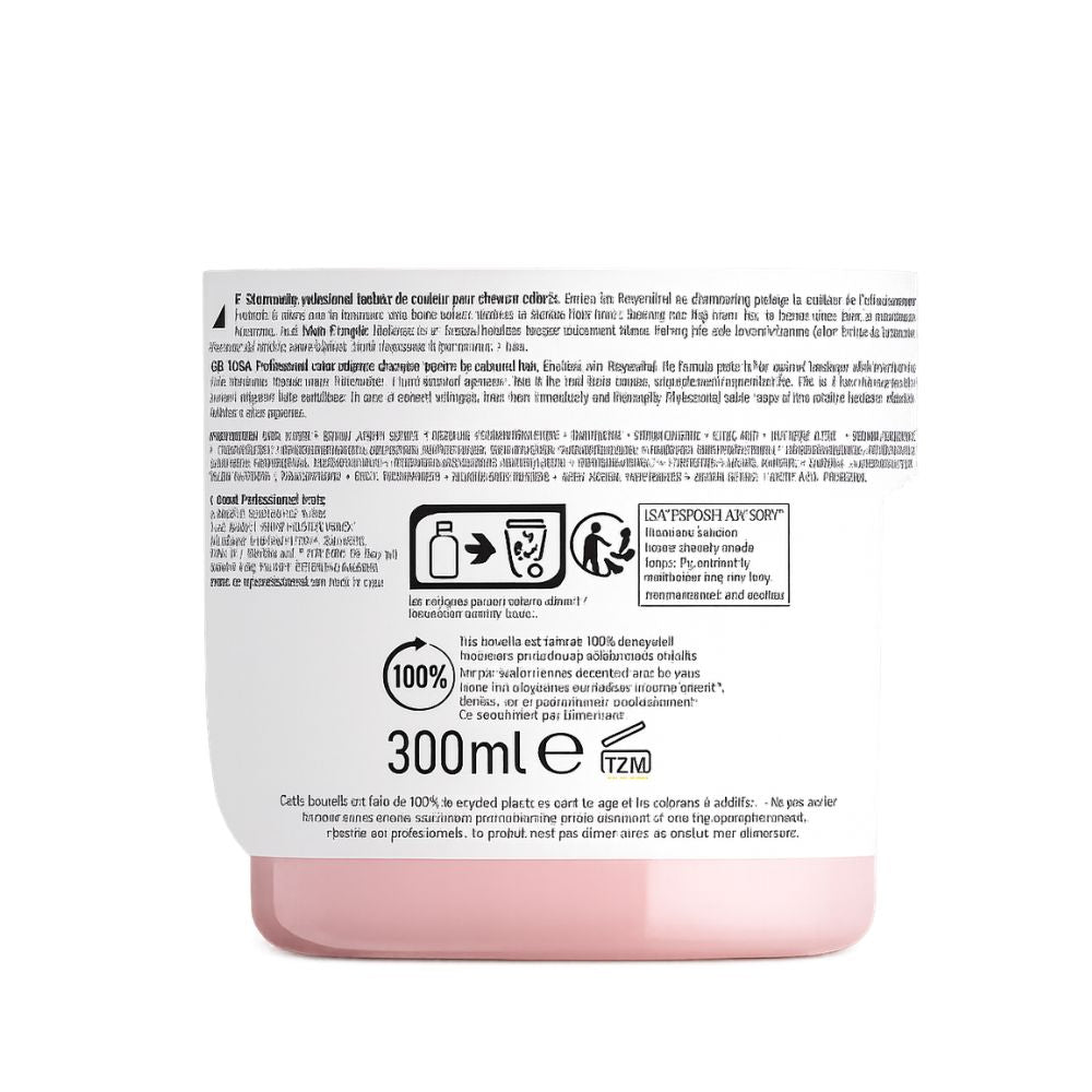 Dos du shampoing Vitamino Color L’Oréal Professionnel avec informations produit et composition