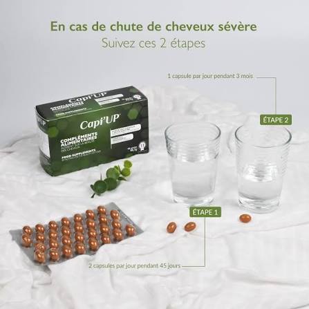 Complément Alimentaire Capil’UP Anti-Chute & Boost Longueur – Cure pousse, densité & fortification cheveux